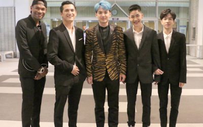 นักแสดงจากภาพยนตร์เรื่องพี่นาค รวงานประกาศรางวัลภาพยนตร์แห่งชาติ สุพรรณหงส์ ครั้งที่ 28  ณ หอประชุมใหญ่ศูนย์วัฒนธรรมแห่งประเทศไทย